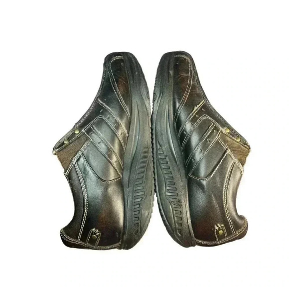 Skechers Men's Size 12 Shape-Ups Rocker Toning Shoe 66501 Strider Brown Leather - Picture 11 of 13